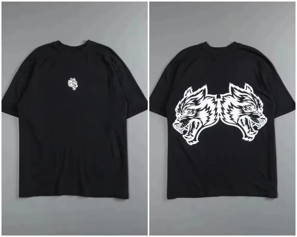 Street Fashion High End - Camiseta Gráfica de Algodão Retro com