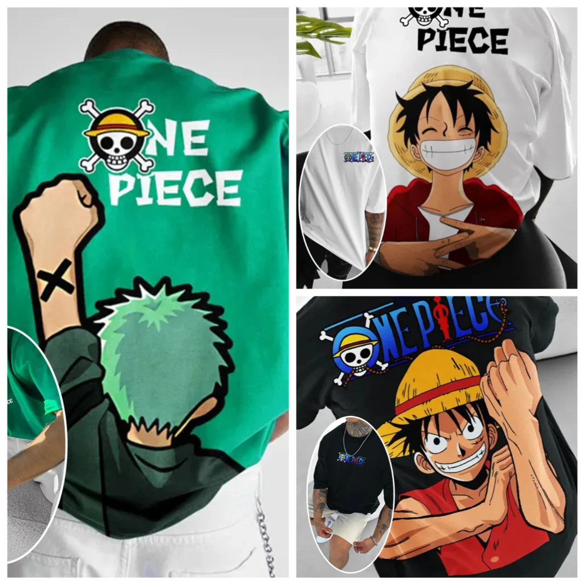 Street Fashion Trends 2025 - Uma peça luffy zoro 2025 verão