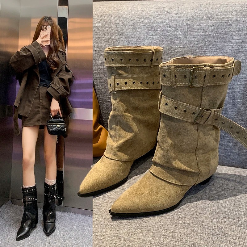 Street Fashion Trends 2025 - 2025 botas de inverno femininas de