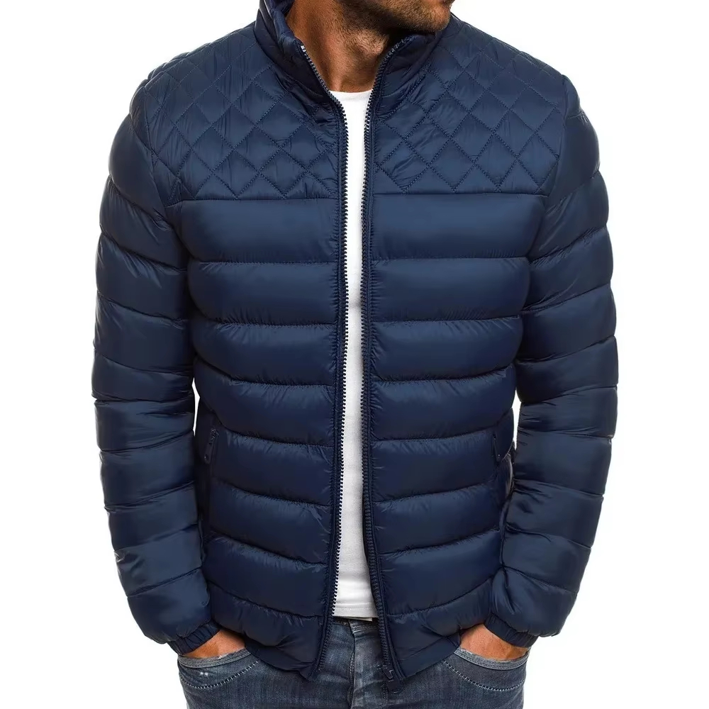 Street Fashion High End - Moda masculina inverno high-end jaqueta cor