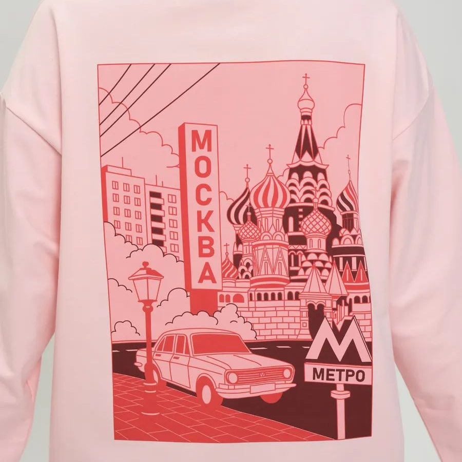 Street Fashion Moscow - Camiseta de manga comprida com estampa