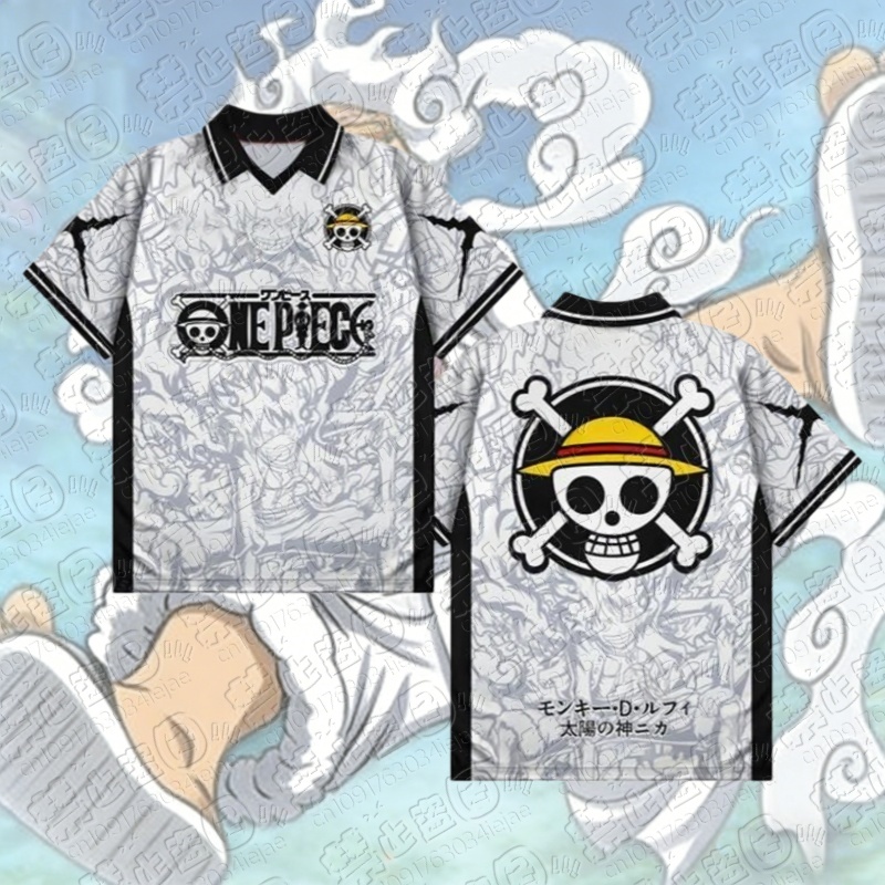 Street Fashion Types - Camiseta Polo 3D Estampada Luffy One