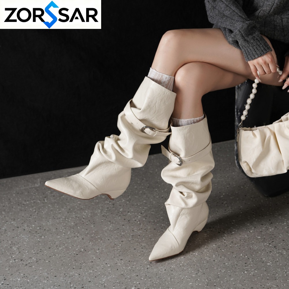 Street Fashion Winter 2026 - Botas Femininas de Cano Alto com