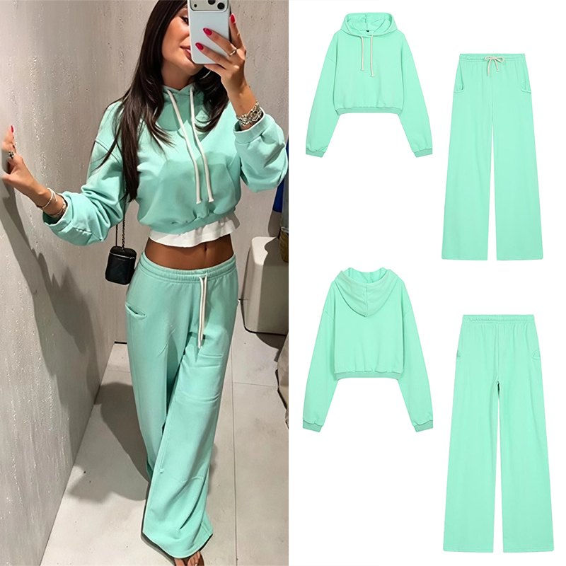 Conjunto de Moletom Cropped Fl - Street Fashion Winter 2026 avaliação e preço