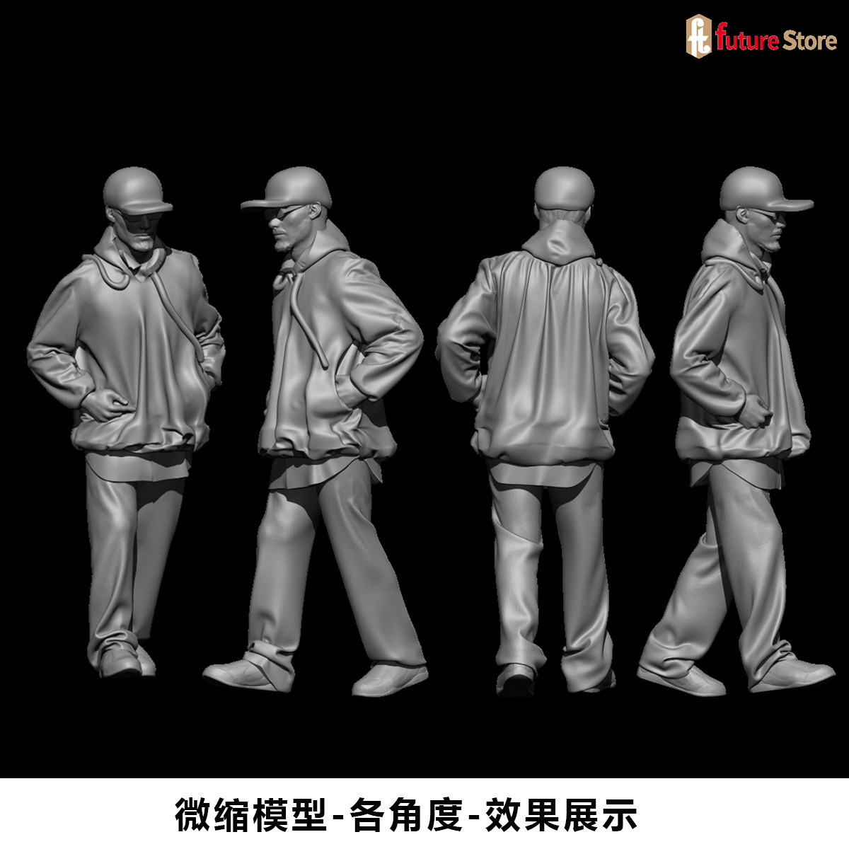 Miniatura Impressa em 3D 1/64  - Street Fashion Photographers avaliação e preço