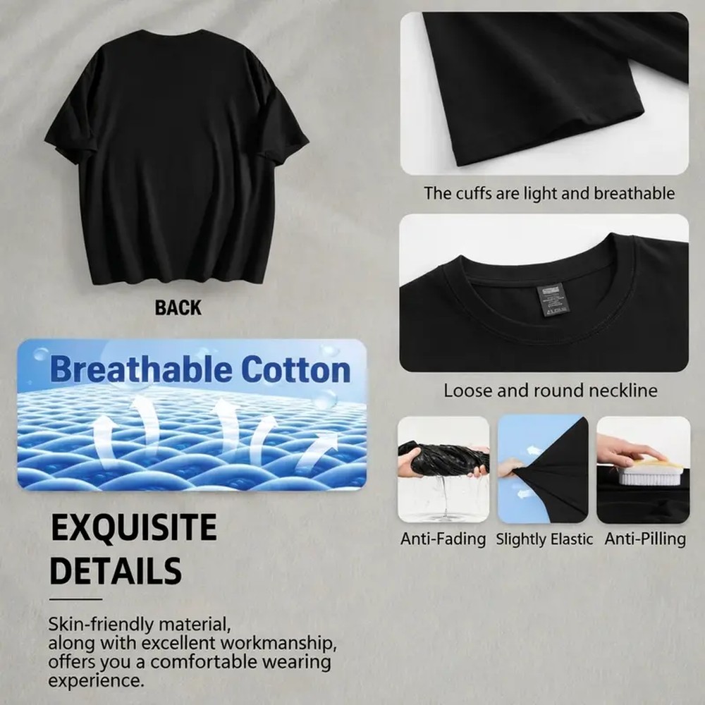 Camiseta Casual Masculina com  - Street Fashion Mood avaliação e preço