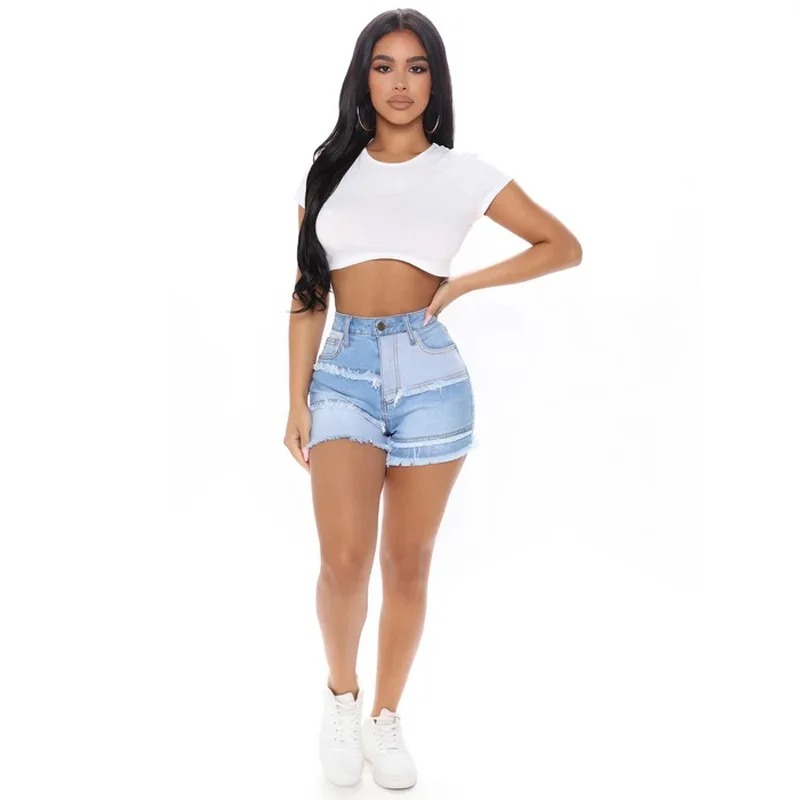 Shorts de Denim Lavado Estilo  - Street Fashion Paris avaliação e preço