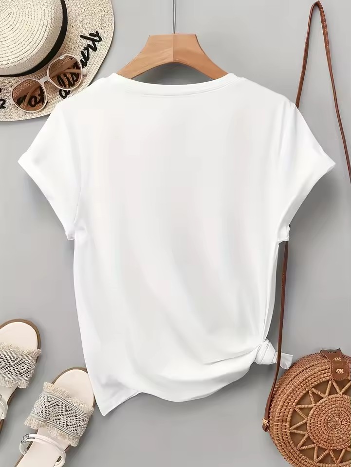 Camiseta Gráfica Fashion com E - Street Fashion Paris avaliação e preço