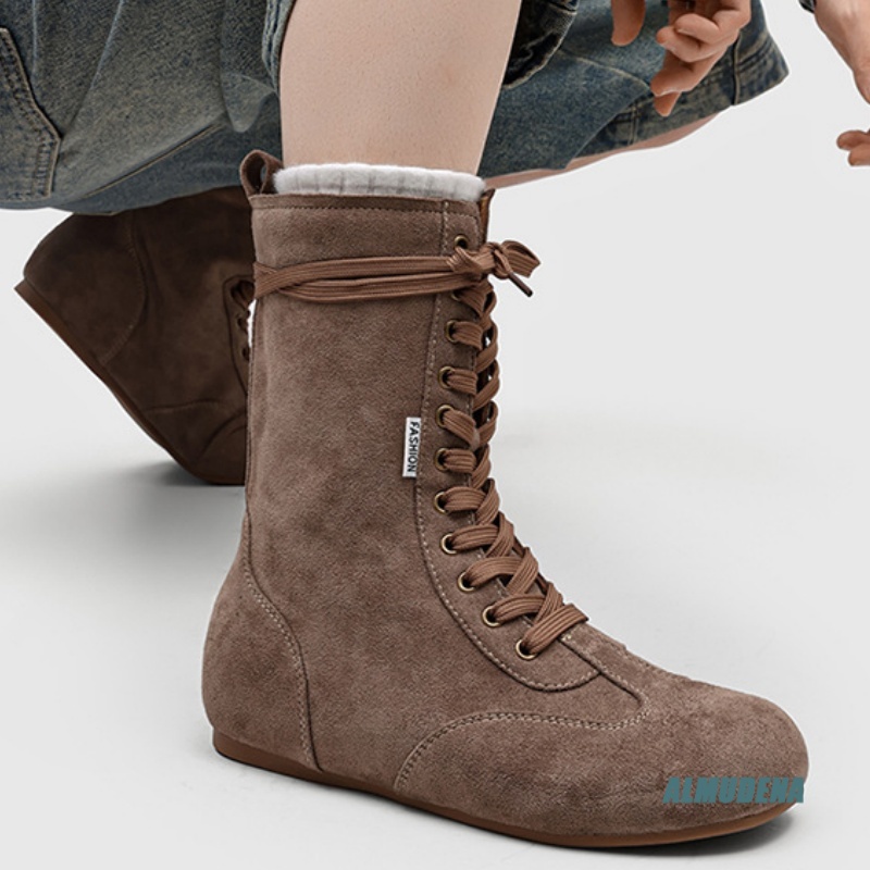 Botas Masculinas de Camurça Ca - Street Fashion Winter 2026 avaliação e preço