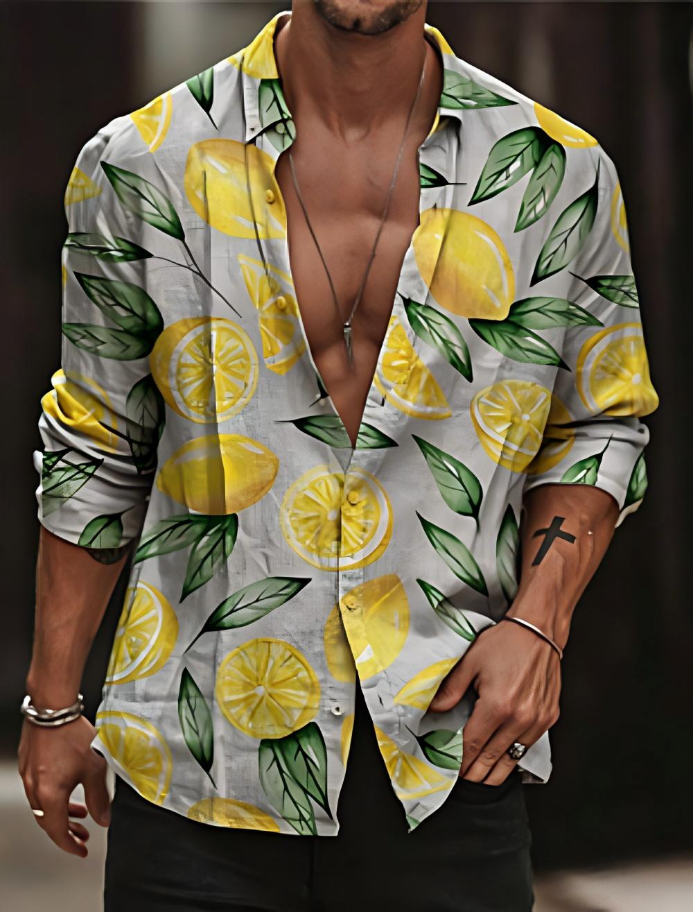 Camisa Masculina Limão, Camisa - Street Fashion Shanghai avaliação e preço