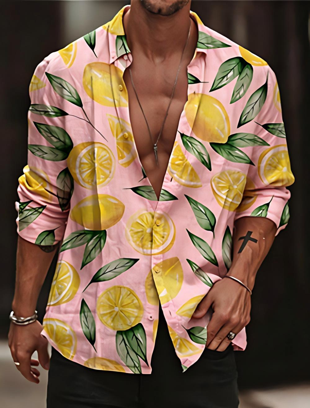 Camisa Masculina Limão, Camisa - Street Fashion Shanghai avaliação e preço