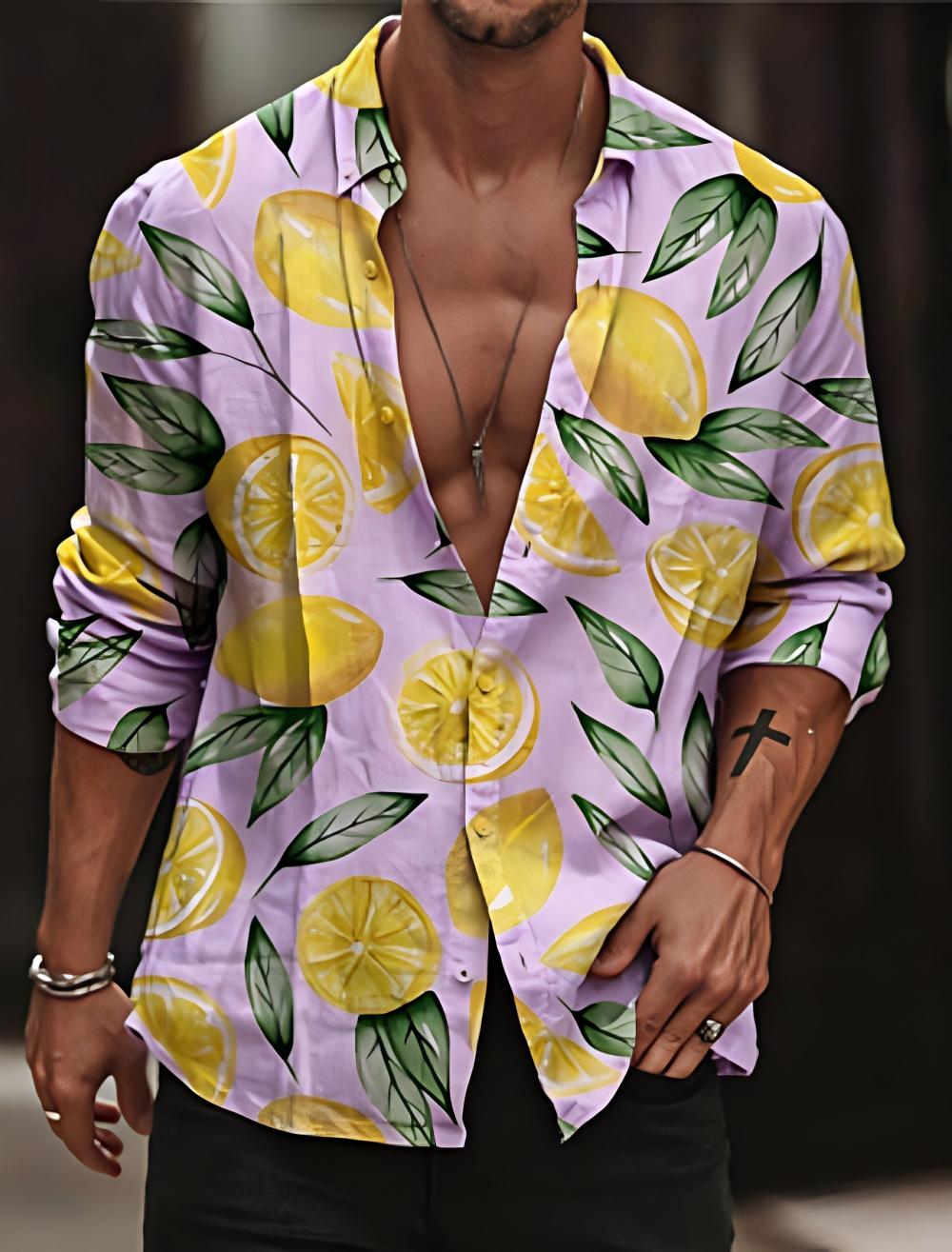 Camisa Masculina Limão, Camisa - Street Fashion Shanghai avaliação e preço