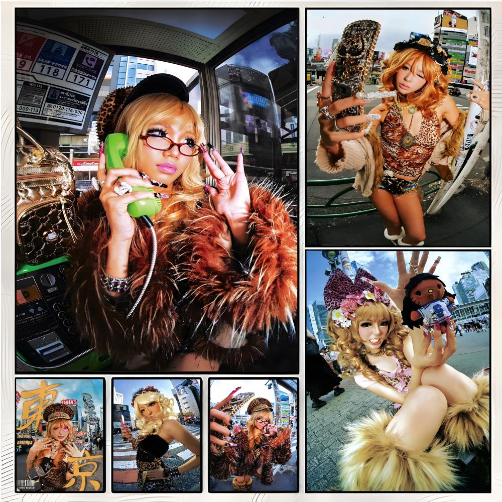 Pôster Y2K de Moda G-Gyaru Shi - Street Fashion Shibuya avaliação e preço