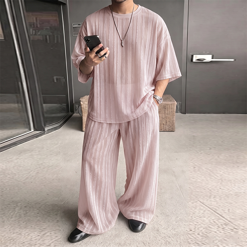 Conjuntos Masculinos INCERUN,  - Street Fashion Mood avaliação e preço