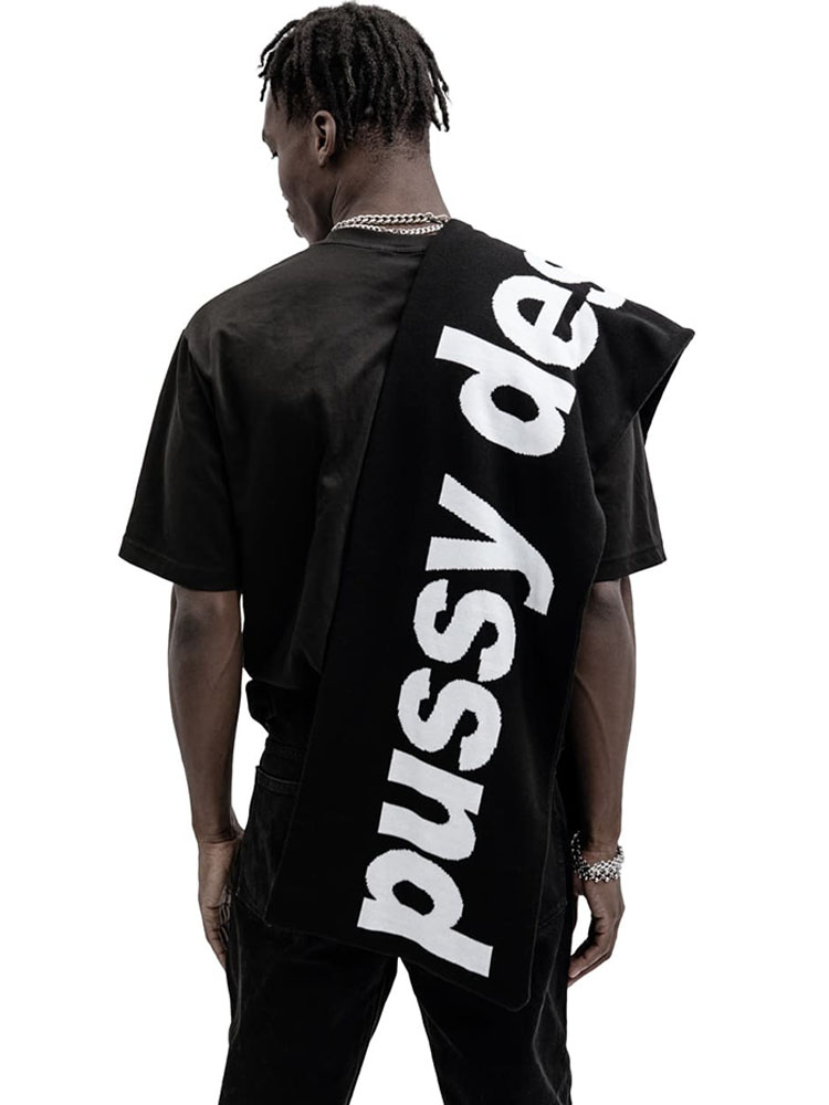 Xale gótico de malha preto uni - Street Fashion Types avaliação e preço