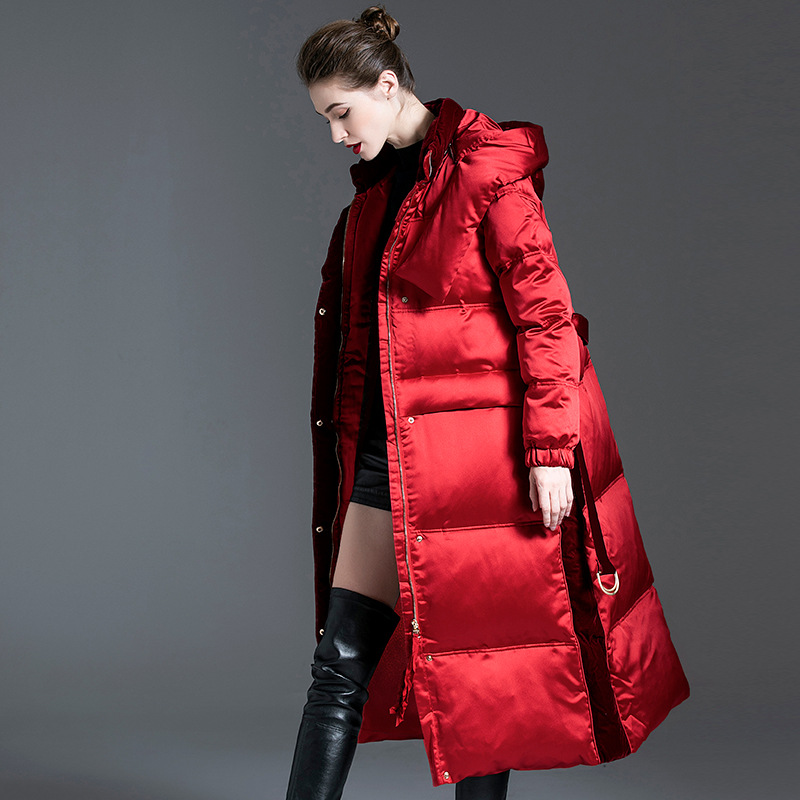 Casaco longo com capuz de pato - Street Fashion High End avaliação e preço