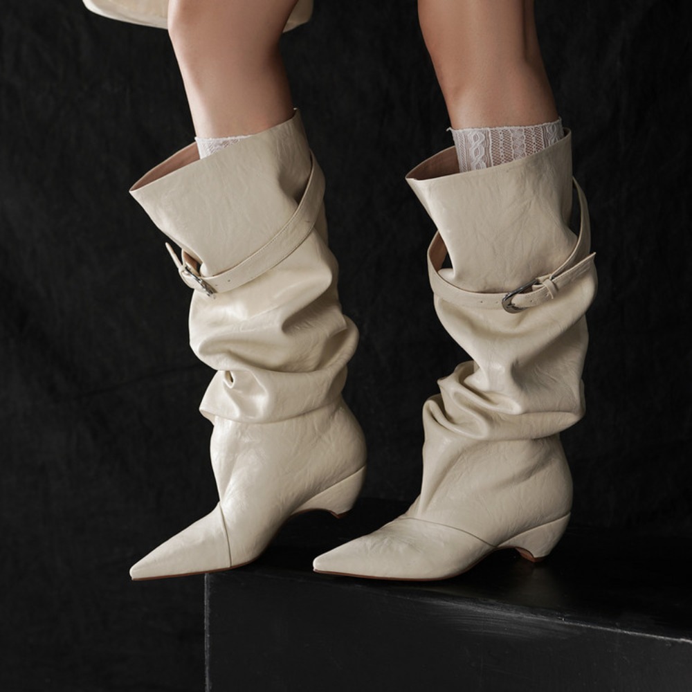 Botas Femininas de Cano Alto c - Street Fashion Winter 2026 avaliação e preço