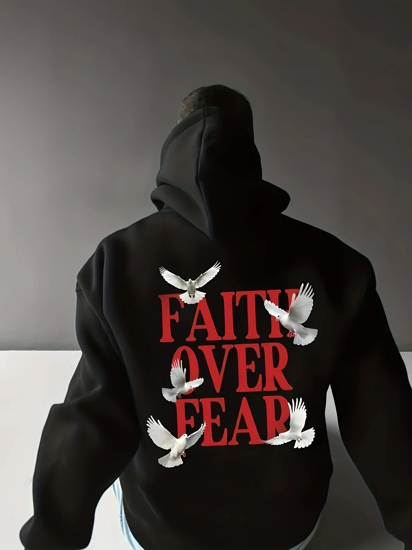 Moletom Masculino Retro Faith  - Street Style Fashion Quotes avaliação e preço