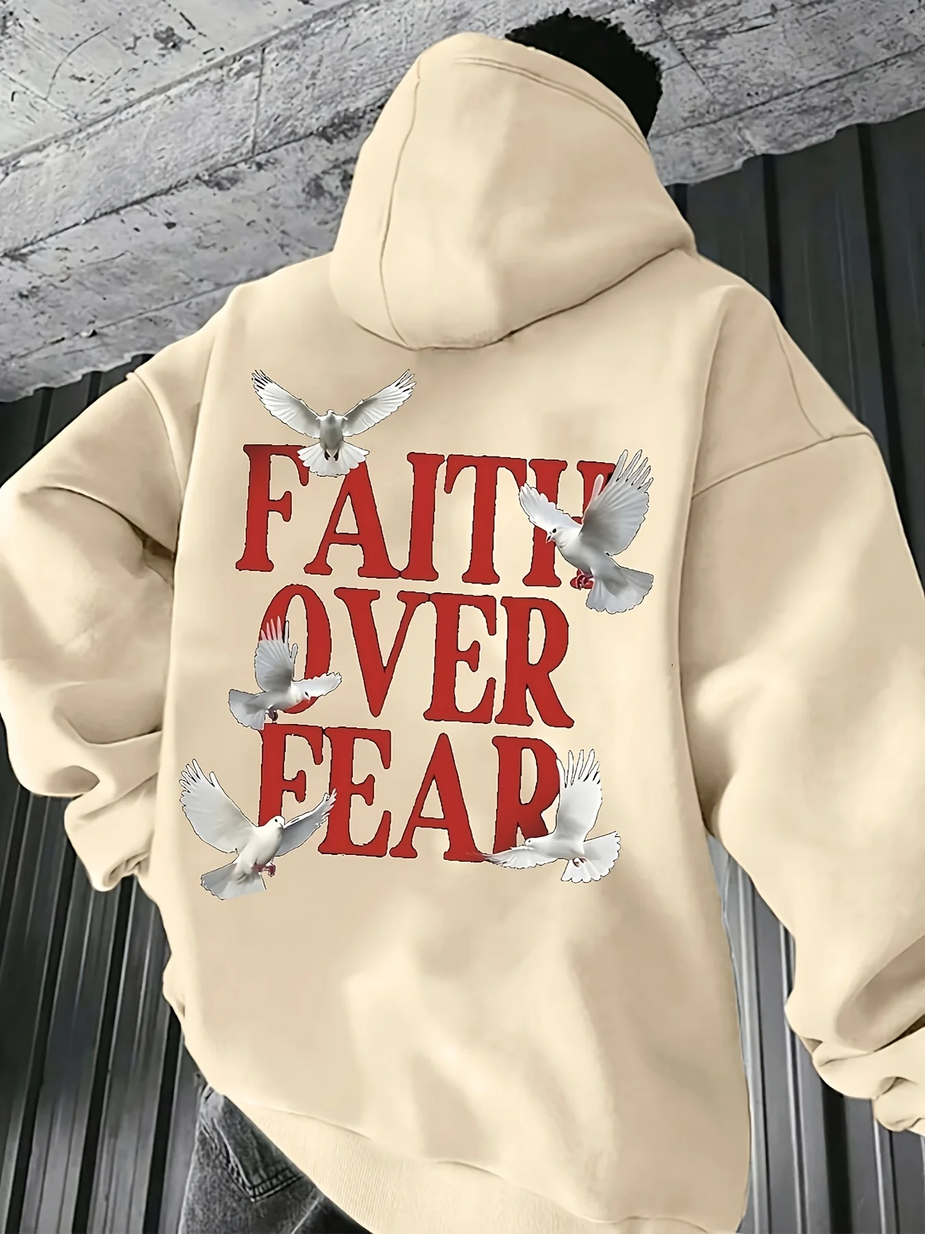 Moletom Masculino Retro Faith  - Street Style Fashion Quotes avaliação e preço