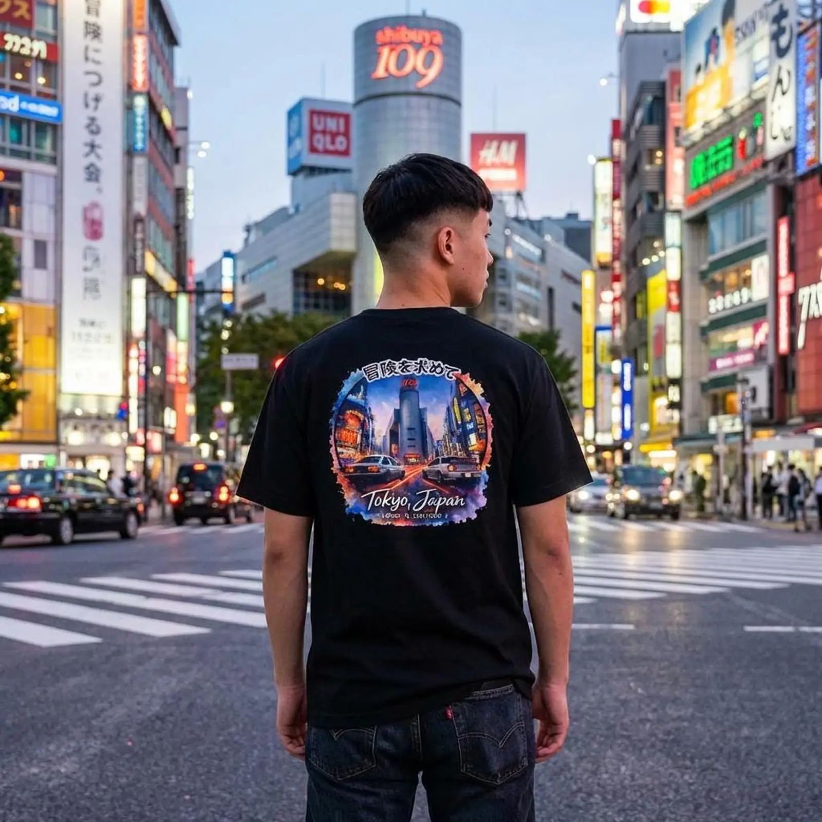 Camiseta Unissex Casual Respir - Street Fashion Shibuya avaliação e preço