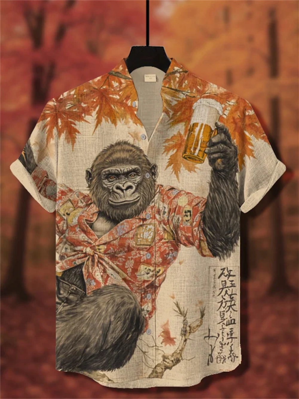 Camisa de linho de verão mascu - Street Fashion Shanghai avaliação e preço