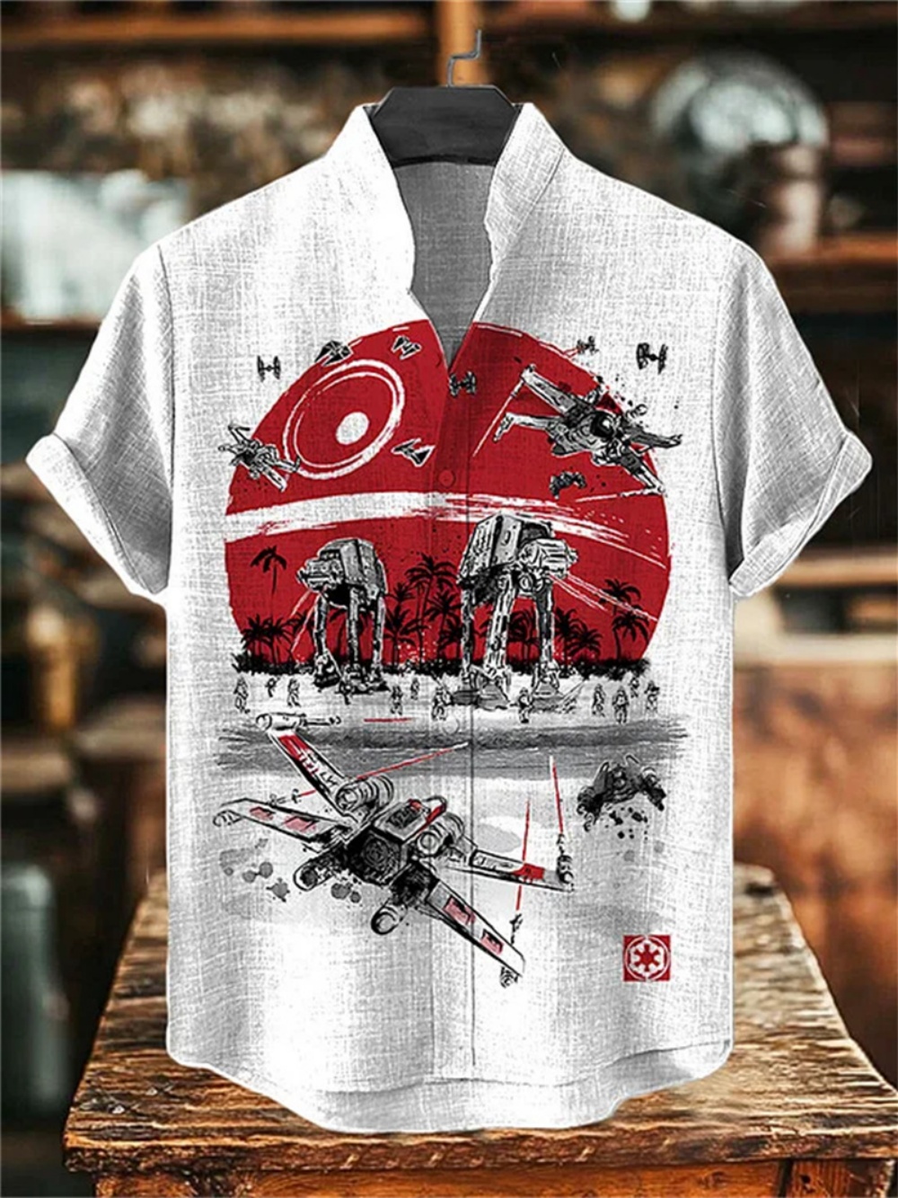 Camisa de linho de verão mascu - Street Fashion Shanghai avaliação e preço