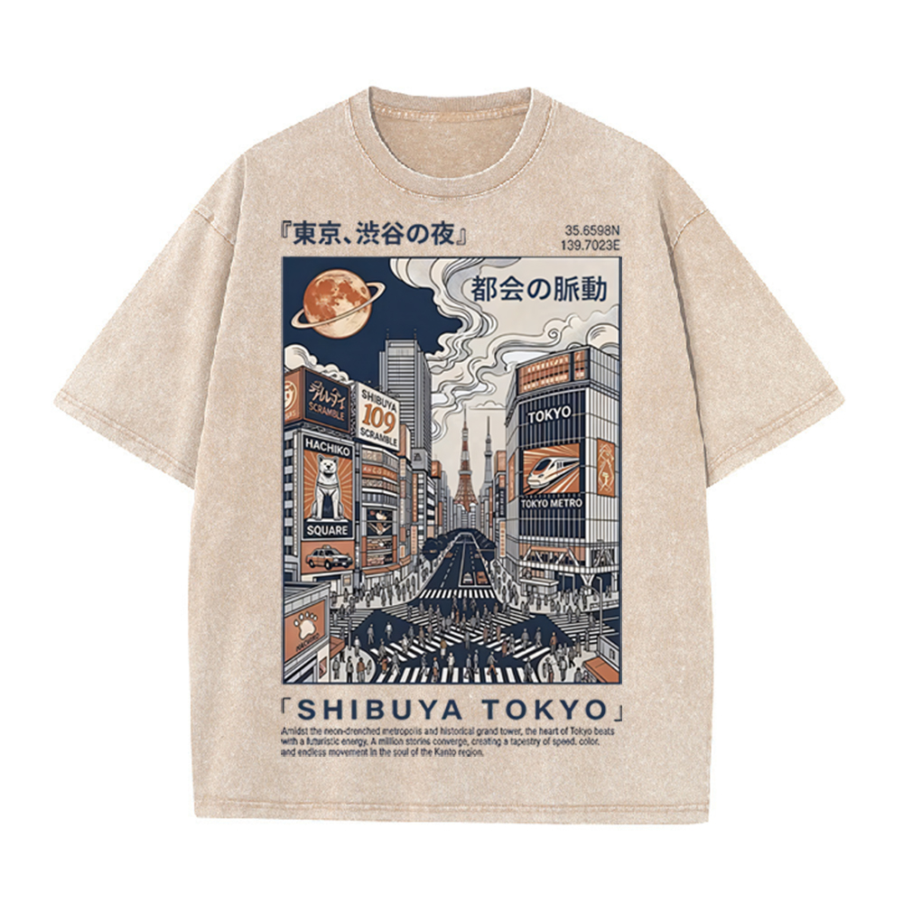 Camiseta Oversized Casual de M - Street Fashion Shibuya avaliação e preço