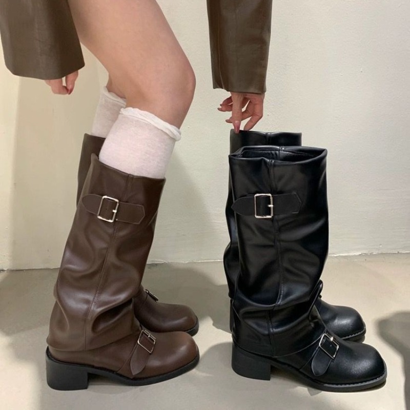 2025 mulher botas joelho plata - Street Fashion Trends 2025 avaliação e preço