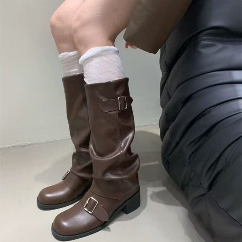2025 mulher botas joelho plata - Street Fashion Trends 2025 avaliação e preço