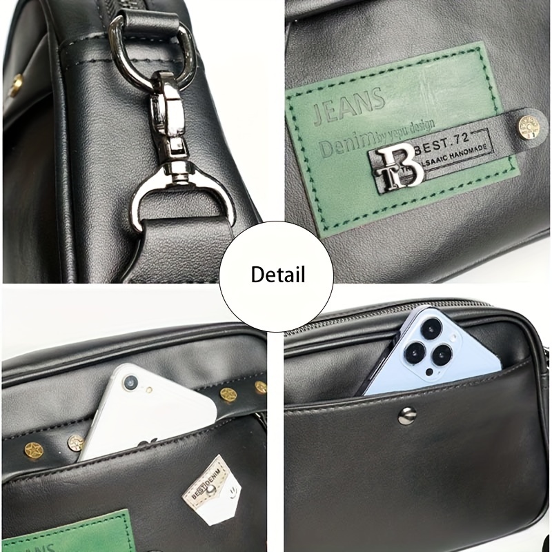 Bolsa de ombro moderna para ho - Street Fashion Photography avaliação e preço
