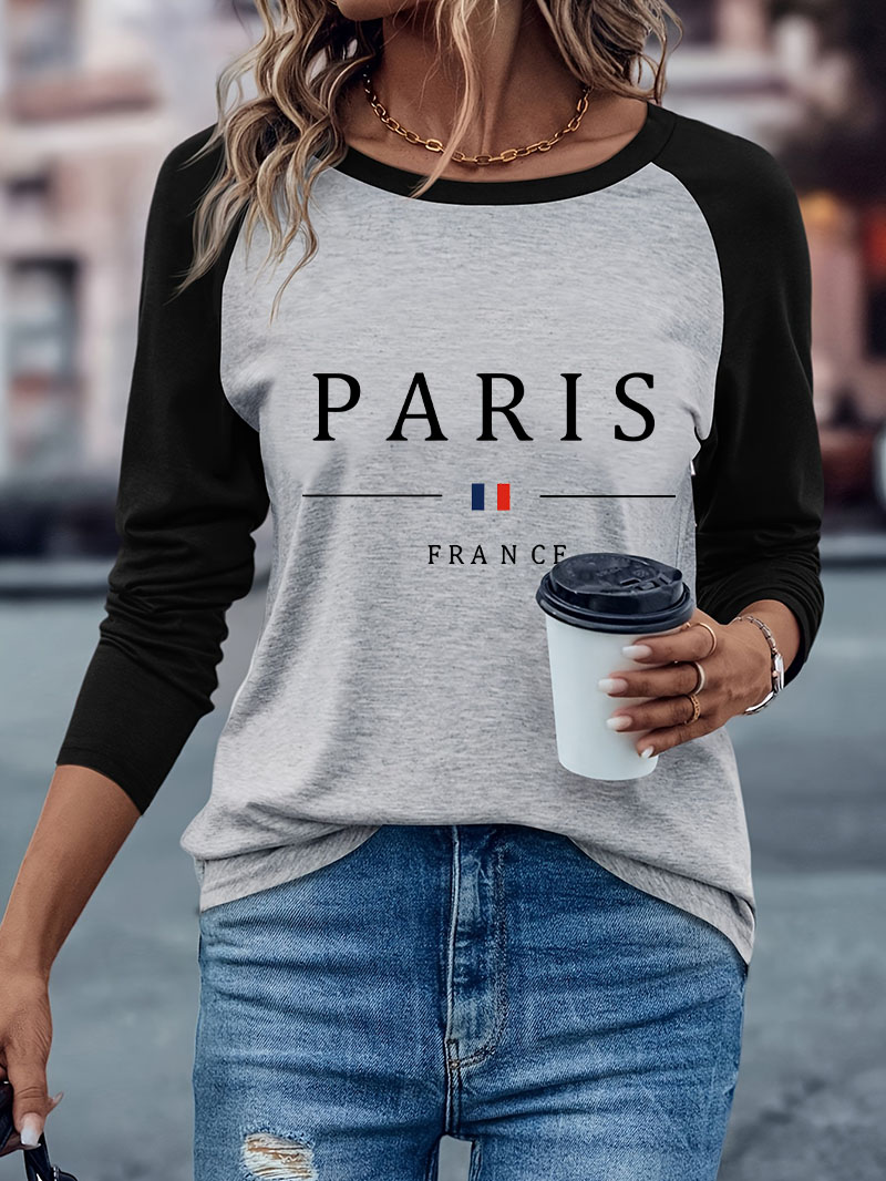 Camiseta Casual com Estampa de - Street Fashion Paris avaliação e preço